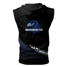 Load image into Gallery viewer, Monmouth Hawks NCAA Allover Print Zip-up Sleeveless Hoodie HD2512-130