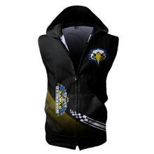 Load image into Gallery viewer, Morehead State Eagles NCAA Allover Print Zip-up Sleeveless Hoodie HD2512-133