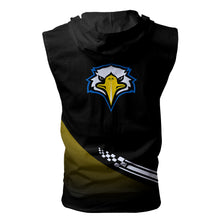 Load image into Gallery viewer, Morehead State Eagles NCAA Allover Print Zip-up Sleeveless Hoodie HD2512-133