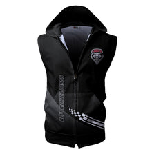 Load image into Gallery viewer, New Mexico Lobos NCAA Allover Print Zip-up Sleeveless Hoodie HD2512-140