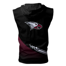 Load image into Gallery viewer, North Carolina Central Eagles NCAA Allover Print Zip-up Sleeveless Hoodie HD2512-145