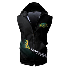 Load image into Gallery viewer, North Dakota State Bison NCAA Allover Print Zip-up Sleeveless Hoodie HD2512-148