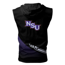 Load image into Gallery viewer, Northwestern State Demons NCAA Allover Print Zip-up Sleeveless Hoodie HD2512-154