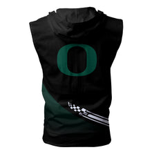 Load image into Gallery viewer, Oregon Ducks NCAA Allover Print Zip-up Sleeveless Hoodie HD2512-163