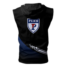 Load image into Gallery viewer, Penn Quakers NCAA Allover Print Zip-up Sleeveless Hoodie HD2512-165