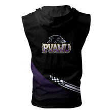Load image into Gallery viewer, Prairie View A&amp;M Panthers NCAA Allover Print Zip-up Sleeveless Hoodie HD2512-169