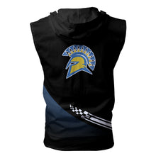 Load image into Gallery viewer, San Jose State Spartans NCAA Allover Print Zip-up Sleeveless Hoodie HD2512-185