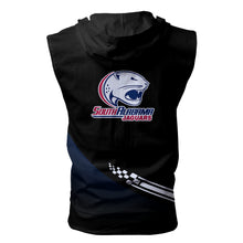 Load image into Gallery viewer, South Alabama Jaguars NCAA Allover Print Zip-up Sleeveless Hoodie HD2512-188