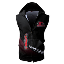 Load image into Gallery viewer, Southeast Missouri State Redhawks NCAA Allover Print Zip-up Sleeveless Hoodie HD2512-194