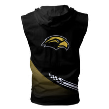 Load image into Gallery viewer, Southern Miss Golden Eagles NCAA Allover Print Zip-up Sleeveless Hoodie HD2512-198