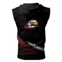 Load image into Gallery viewer, Southern Utah Thunderbirds NCAA Allover Print Zip-up Sleeveless Hoodie HD2512-199