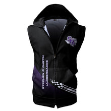 Load image into Gallery viewer, Stephen F. Austin Lumberjacks NCAA Allover Print Zip-up Sleeveless Hoodie HD2512-201