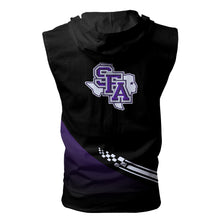Load image into Gallery viewer, Stephen F. Austin Lumberjacks NCAA Allover Print Zip-up Sleeveless Hoodie HD2512-201