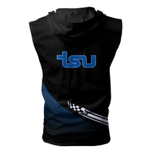 Load image into Gallery viewer, Tennessee State Tigers NCAA Allover Print Zip-up Sleeveless Hoodie HD2512-207
