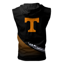 Load image into Gallery viewer, Tennessee Volunteers NCAA Allover Print Zip-up Sleeveless Hoodie HD2512-209