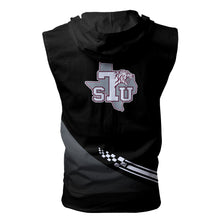 Load image into Gallery viewer, Texas Southern Tigers NCAA Allover Print Zip-up Sleeveless Hoodie HD2512-212