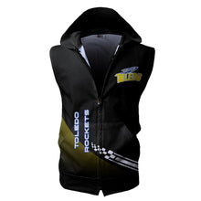 Load image into Gallery viewer, Toledo Rockets NCAA Allover Print Zip-up Sleeveless Hoodie HD2512-215