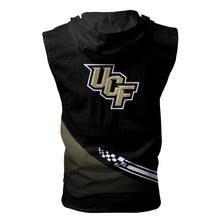 Load image into Gallery viewer, UCF Knights NCAA Allover Print Zip-up Sleeveless Hoodie HD2512-222