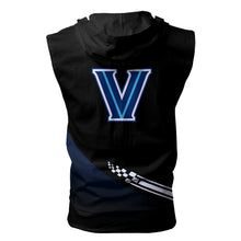 Load image into Gallery viewer, Villanova Wildcats NCAA Allover Print Zip-up Sleeveless Hoodie HD2512-234