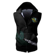Load image into Gallery viewer, William Mary Tribe NCAA Allover Print Zip-up Sleeveless Hoodie HD2512-247