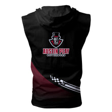 Load image into Gallery viewer, Austin Peay Governors NCAA Allover Print Zip-up Sleeveless Hoodie HD2512-017