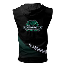 Load image into Gallery viewer, Binghamton Bearcats NCAA Allover Print Zip-up Sleeveless Hoodie HD2512-021