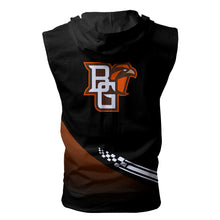Load image into Gallery viewer, Bowling Green Falcons NCAA Allover Print Zip-up Sleeveless Hoodie HD2512-024