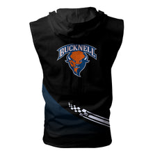 Load image into Gallery viewer, Bucknell Bison NCAA Allover Print Zip-up Sleeveless Hoodie HD2512-027