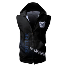 Load image into Gallery viewer, Butler Bulldogs NCAA Allover Print Zip-up Sleeveless Hoodie HD2512-029