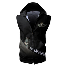 Load image into Gallery viewer, Cal Poly Mustangs NCAA Allover Print Zip-up Sleeveless Hoodie HD2512-031