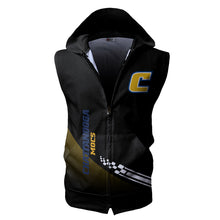 Load image into Gallery viewer, Chattanooga Mocs NCAA Allover Print Zip-up Sleeveless Hoodie HD2512-049