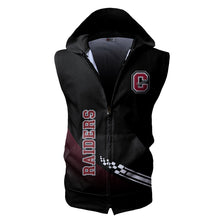 Load image into Gallery viewer, Colgate Raiders NCAA Allover Print Zip-up Sleeveless Hoodie HD2512-041
