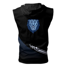 Load image into Gallery viewer, Columbia Lions NCAA Allover Print Zip-up Sleeveless Hoodie HD2512-044