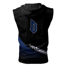Load image into Gallery viewer, Duquesne Dukes NCAA Allover Print Zip-up Sleeveless Hoodie HD2512-057
