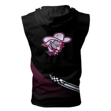 Load image into Gallery viewer, Eastern Kentucky Colonels NCAA Allover Print Zip-up Sleeveless Hoodie HD2512-061