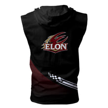 Load image into Gallery viewer, Elon Phoenix NCAA Allover Print Zip-up Sleeveless Hoodie HD2512-064