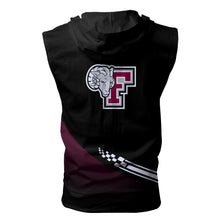 Load image into Gallery viewer, Fordham Rams NCAA Allover Print Zip-up Sleeveless Hoodie HD2512-070