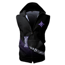 Load image into Gallery viewer, Furman Paladins NCAA Allover Print Zip-up Sleeveless Hoodie HD2512-072
