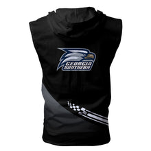 Load image into Gallery viewer, Georgia Southern Eagles NCAA Allover Print Zip-up Sleeveless Hoodie HD2512-076