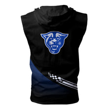 Load image into Gallery viewer, Georgia State Panthers NCAA Allover Print Zip-up Sleeveless Hoodie HD2512-077