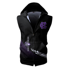 Load image into Gallery viewer, Holy Cross Crusaders NCAA Allover Print Zip-up Sleeveless Hoodie HD2512-083