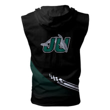 Load image into Gallery viewer, Jacksonville Dolphins NCAA Allover Print Zip-up Sleeveless Hoodie HD2512-096