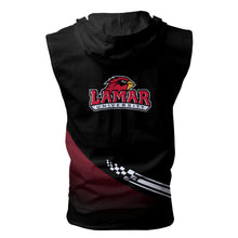 Load image into Gallery viewer, Lamar Cardinals NCAA Allover Print Zip-up Sleeveless Hoodie HD2512-105