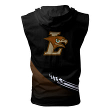 Load image into Gallery viewer, Lehigh Mountain Hawks NCAA Allover Print Zip-up Sleeveless Hoodie HD2512-106