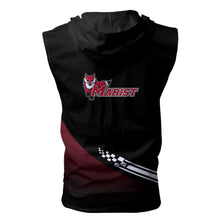 Load image into Gallery viewer, Marist Red Foxes NCAA Allover Print Zip-up Sleeveless Hoodie HD2512-114