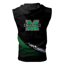 Load image into Gallery viewer, Marshall Thundering Herd NCAA Allover Print Zip-up Sleeveless Hoodie HD2512-115