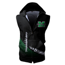 Load image into Gallery viewer, Marshall Thundering Herd NCAA Allover Print Zip-up Sleeveless Hoodie HD2512-115
