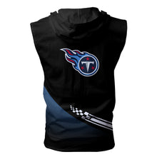Load image into Gallery viewer, Tennessee Titans NFL Super Bowl Champions Allover Print Zip-up Sleeveless Hoodie HD2512-31