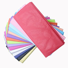 Load image into Gallery viewer, 10pcs/bag 50x66cm Gift Packaging Craft Tissue Paper Flower Wrapping Paper Paper Roll Wine Shirt Shoes Clothing Wrapping Packing